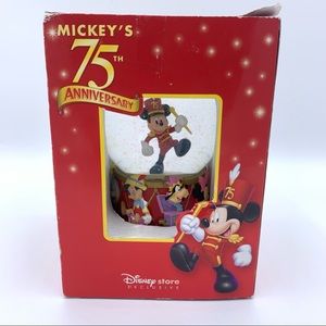 Disney Store Mickey's 75th Anniversary Special Edition Collectible Snow Globe